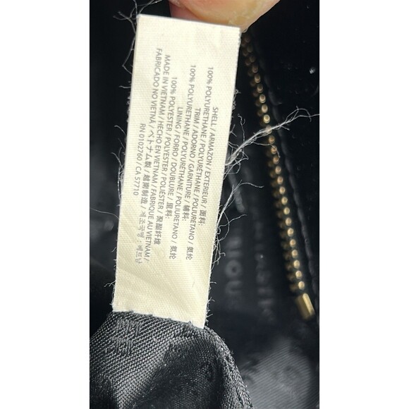 Vintage Kate Spade Black White Striped Large Structured Travel Tote Bag Classic - Picture 7 of 15